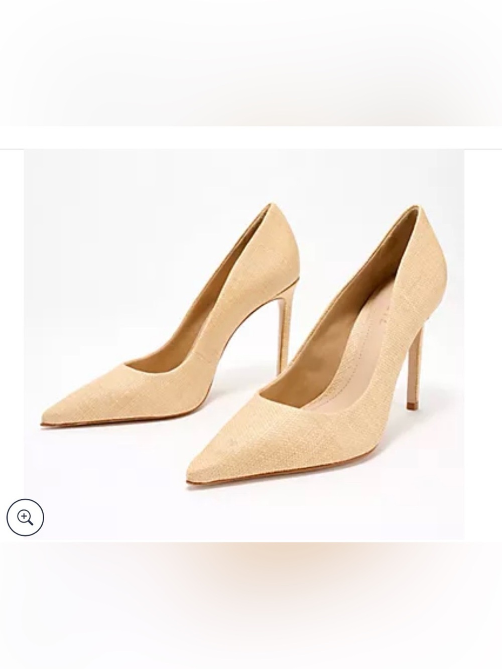 SCHUTZ Stiletto Pumps in Beige/Straw - 9.5